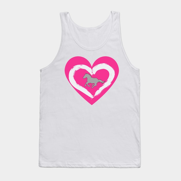 Heart of a Horse Tank Top by Prairie Ridge Designs